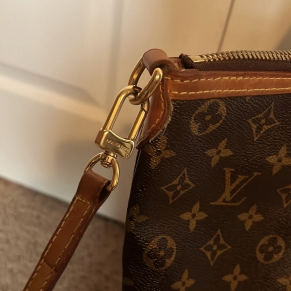 LOUIS VUITTON PALERMO PM WITH CROSSBODY STRAP - Picture 9 of 10